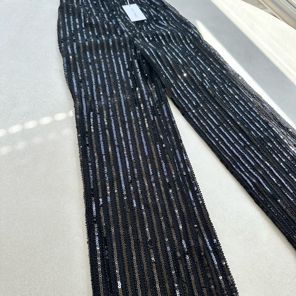 Lovers + Friends NWT Size XXS Black Sequin Pants